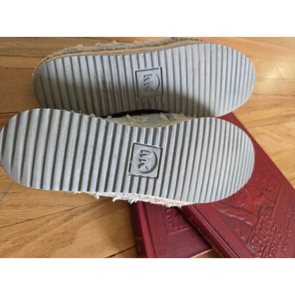 Michael Kors Hastings Denim Espadrilles shoes size 8.5 M womens